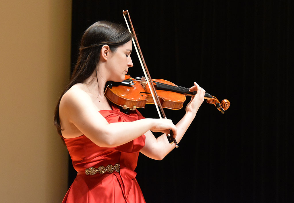 Showcasing Talent and Versatility: A Mesmerizing Violin Concert by Ms. Christina Foster